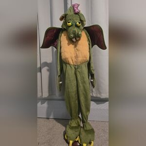 SPOOKED Green Dragon Kids Costume